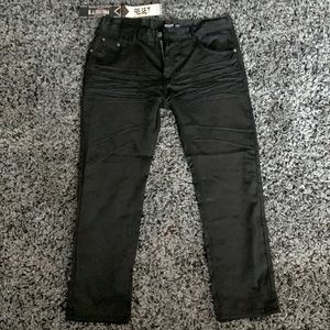 Men’s Black Wax Jeans